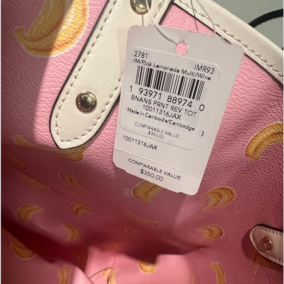 COACH REVERSIBLE TOTE $350 NWT - Picture 4 of 16